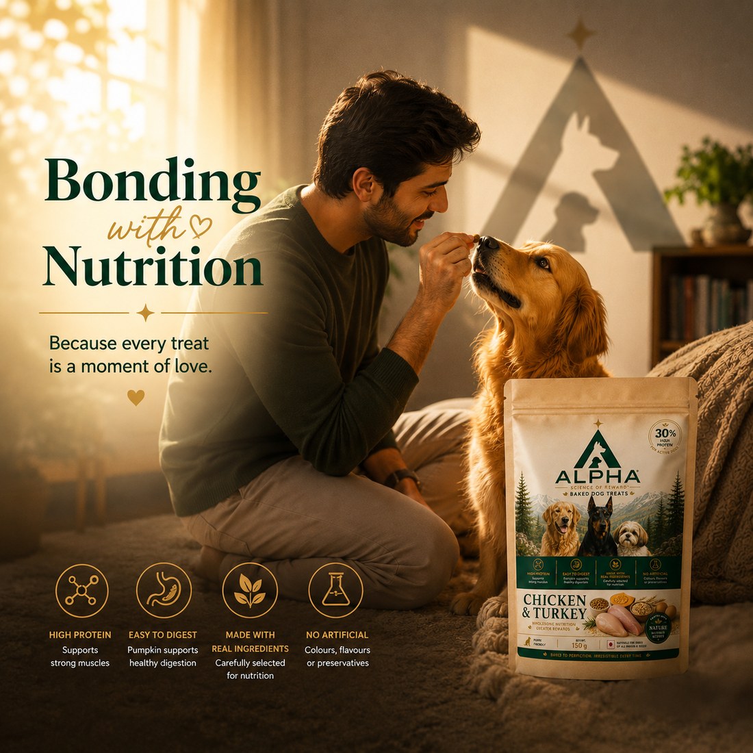 ALPHA Baked Dog Treats pack